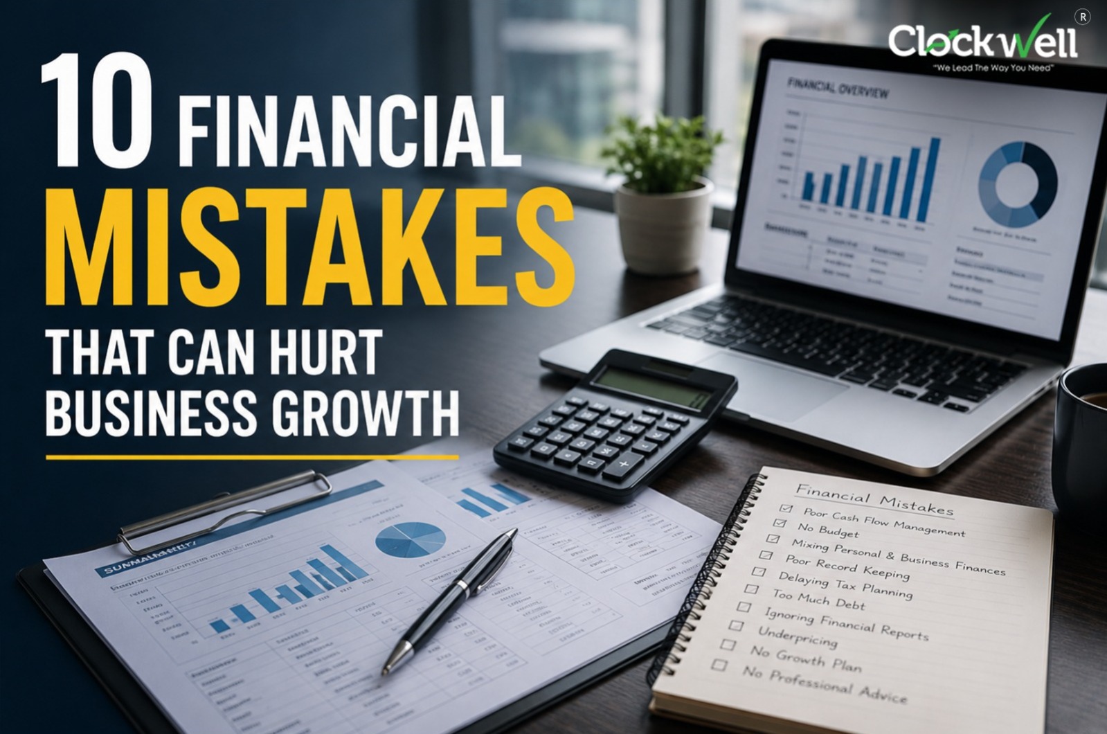 10 Financial Mistakes That Can Hurt Business Growth